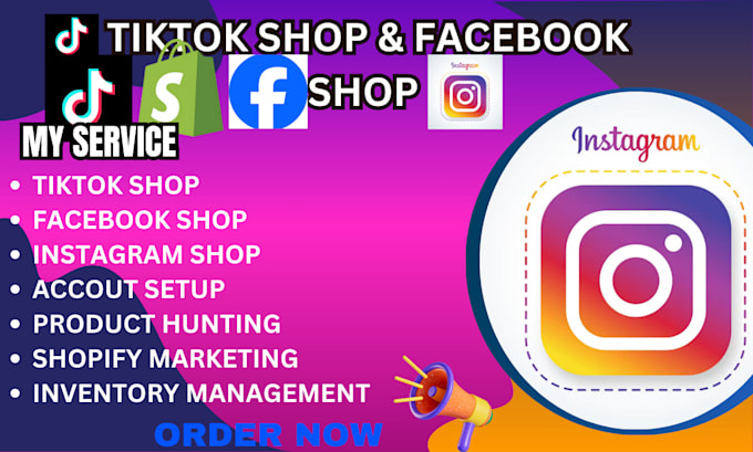 Gig Preview - Manage tiktok facebook shops optimize ig ads and shopify marketing