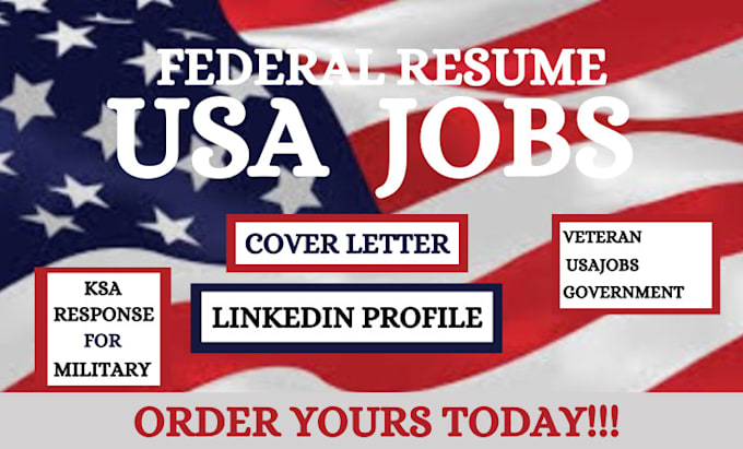 Gig Preview - Help you obtain US high paying job offers, federal resume for usajobs, job offer