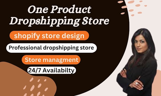 Gig Preview - Design and redesign dropshipping store as shopify expert