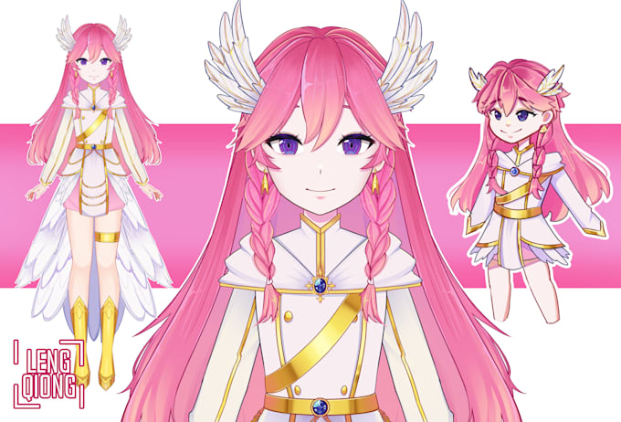 Bestseller - create live2d vtuber character, vtuber commission, anime