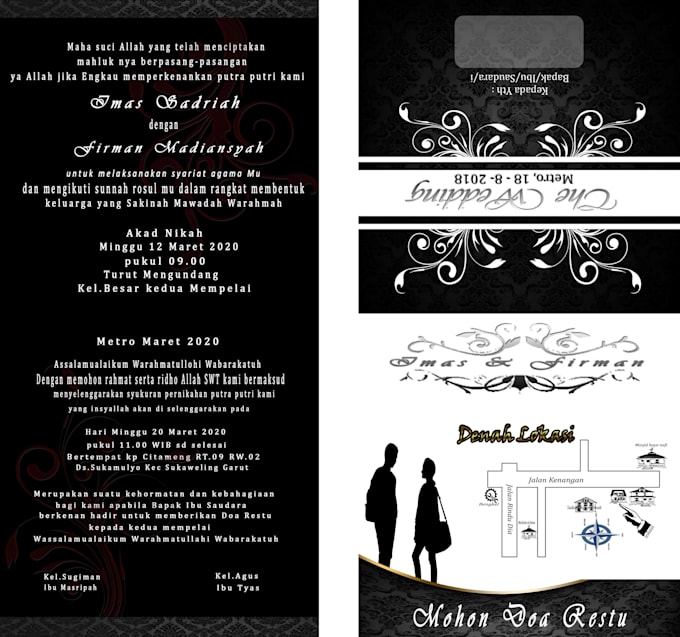 Gig Preview - Create the best invitation design according to your wishes