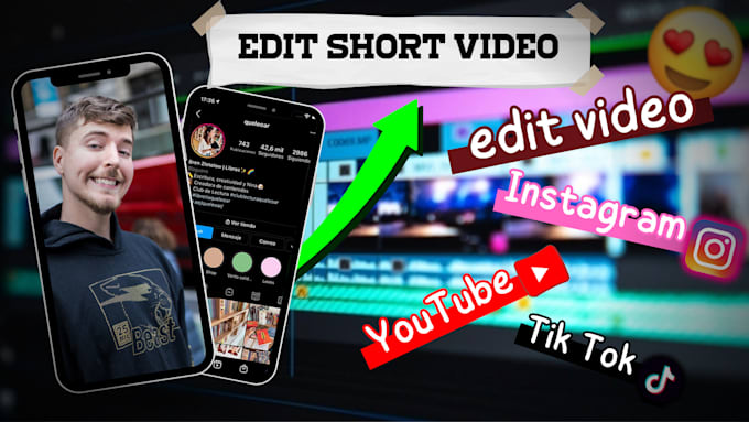 Gig Preview - Do professional short form video editing for instagram reels, tiktok