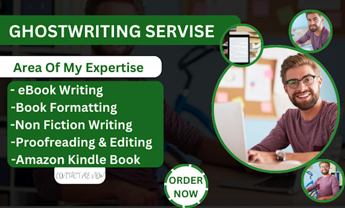 Bestseller - ghostwrite nonfiction ebooks as ghost book writer with formatting paperback