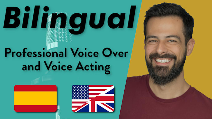 Gig Preview - Record a professional english voice over in an accent of your choice