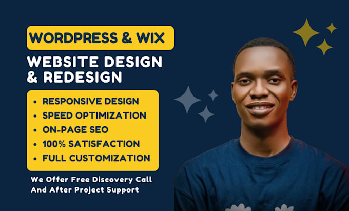 Gig Preview - Create wix website wix website redesign wix website design wix developer