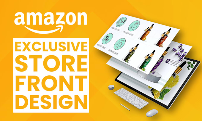 Bestseller - do amazon storefront design, amazon a plus content design, amazon storefront