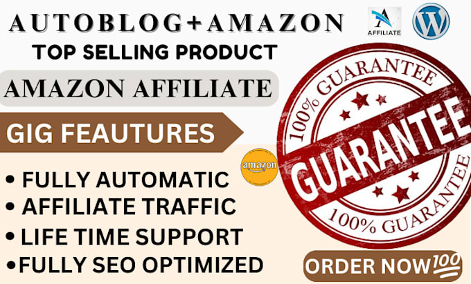 Gig Preview - Create autopilot amazon affiliate website with autoblog