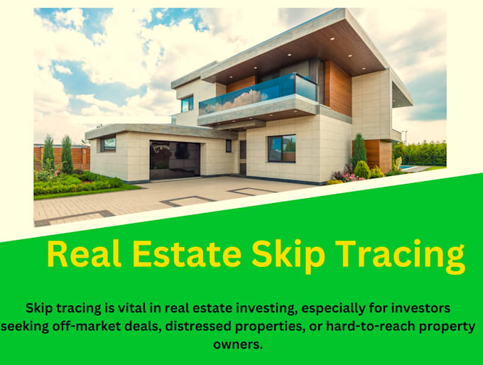 Gig Preview - Do real estate skip tracing