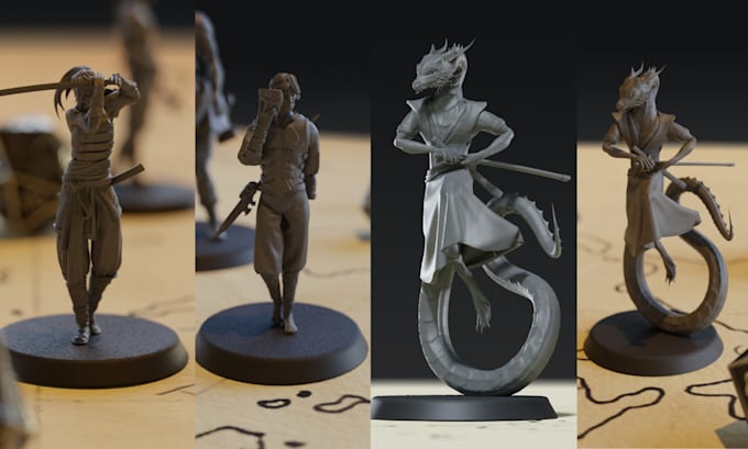 Bestseller - 3d models miniatures for paladin board game, dnd paladin, dnd 5e pathfinder bg 3