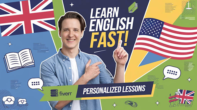 Gig Preview - Teach you english lessons to improve your skills