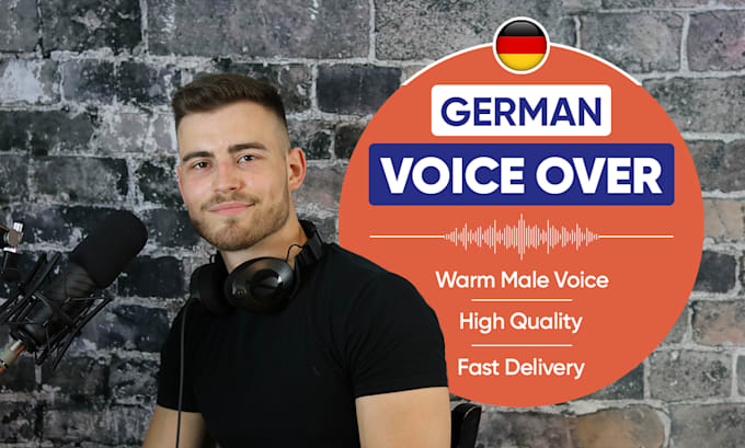 Bestseller - produce a german male voice over with a deep warm voice