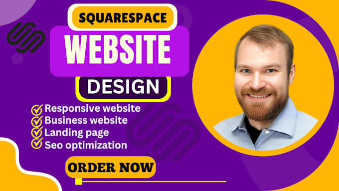 Bestseller - design and redesign a responsive squarespace website, squarespace design