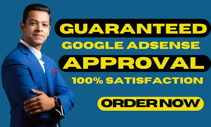 Gig Preview - Design wordpress google adsense approved for your niche fix all adsense problems