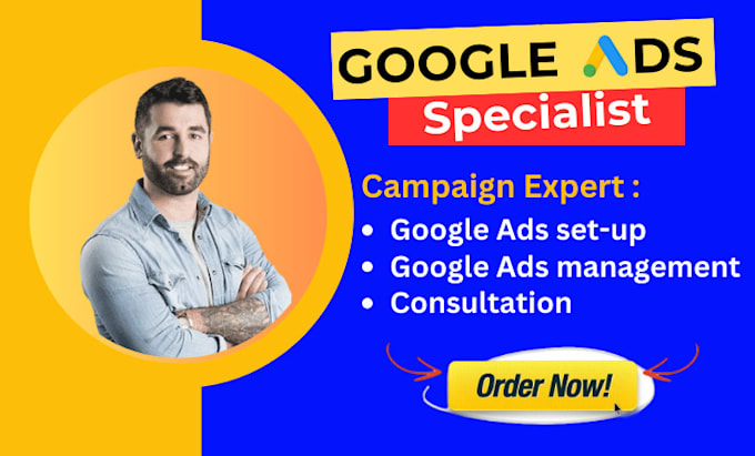 Gig Preview - Provide you google ads setup and management service