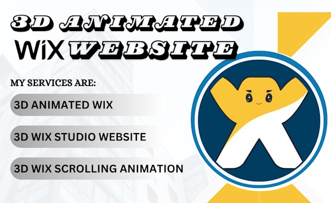 Gig Preview - 3d interactive wix studio website 3d wix scrolling animation 3d animated wix