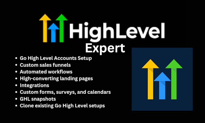 Gig Preview - Be your go high level expert and fix your ghl issues