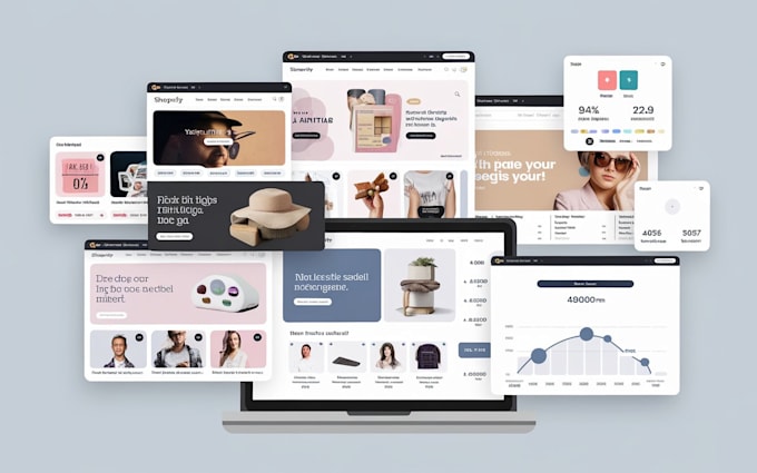 Gig Preview - Do shopify store design or shopify website redesign