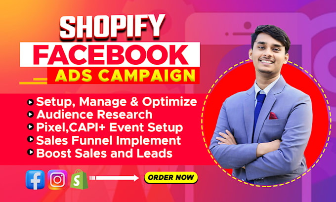 Bestseller - be shopify facebook ads campaign manager,run instagram ads,fb ads for ecommerce