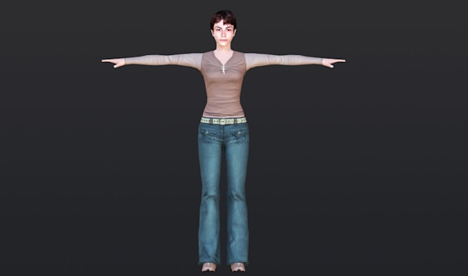 Gig Preview - 3d elf nsfw model,unique stylized character,fantasy 3d model,sfw,uv map,texture