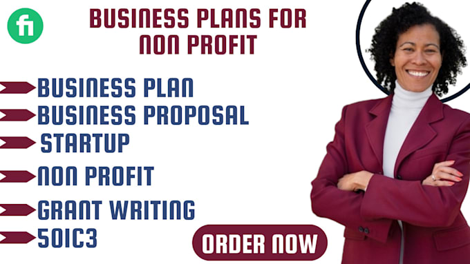 Gig Preview - Do grant proposal business plans for non profit startups investor bid proposal