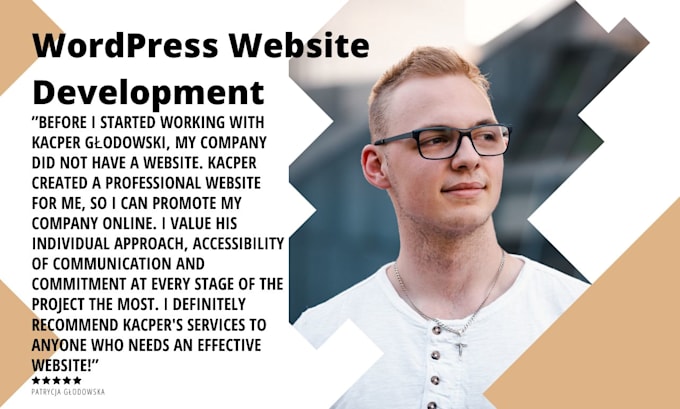 Gig Preview - Develop wordpress website that will sell for you