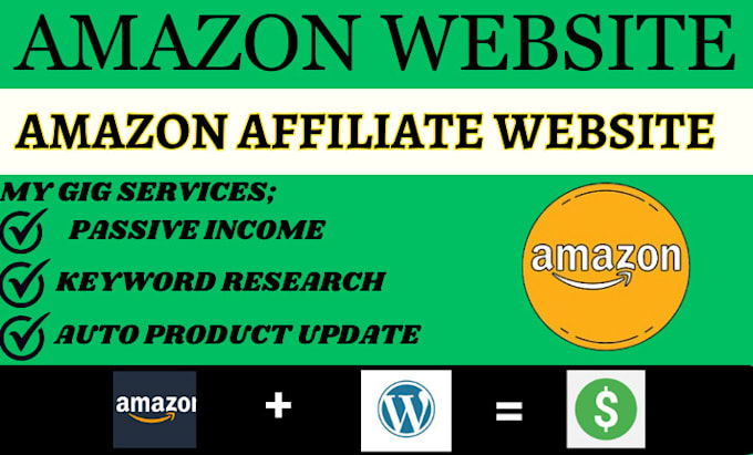 Gig Preview - Setup autopilot amazon affiliate website with 8000 products