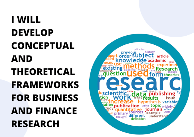 Gig Preview - Develop conceptual and theoretical frameworks for business and finance research