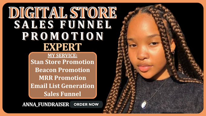 Gig Preview - Do stan store digital product marketing mmr promotion email list sales promotion