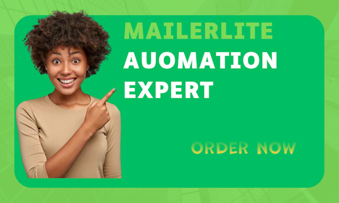 Gig Preview - Use mailerlite to do email automation and landing page mailerlite automation