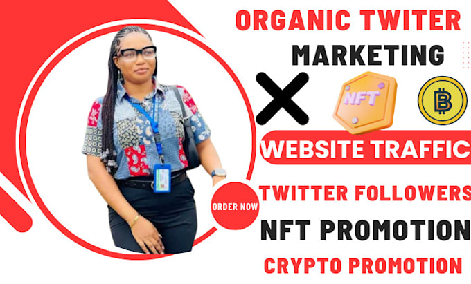 Gig Preview - Bring sales, exposure to business, crypto, nft via twitter marketing and manager