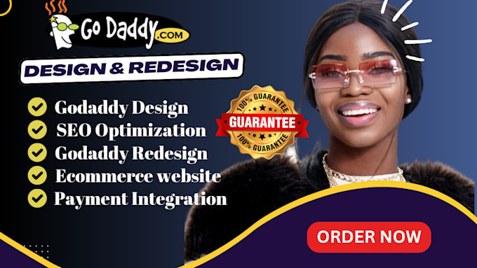 Gig Preview - Develop godaddy website design godaddy website redesign