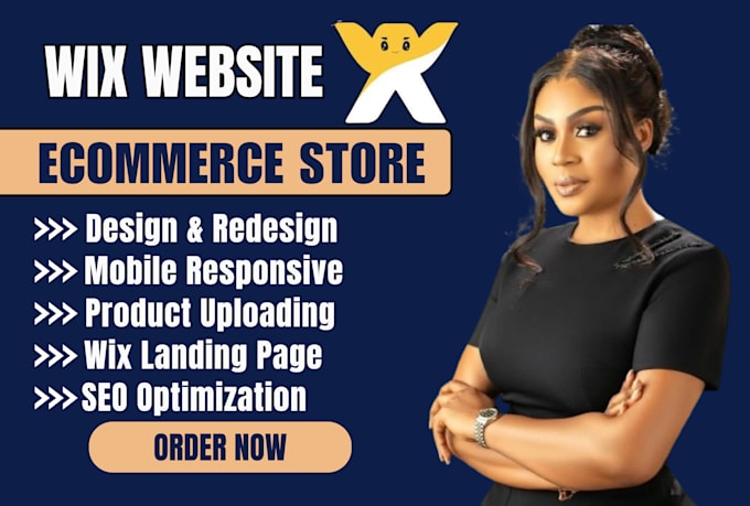 Gig Preview - Wix website design, wix redesign, wix online store wix development wix SEO