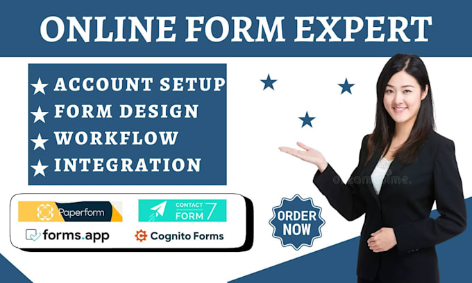 Gig Preview - Create tripletto growform cognito form forms app contact form 7 paperform