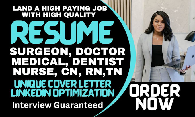 Gig Preview - Write healthcare, medical, nursing, doctor, rn, mental health and biotech resume