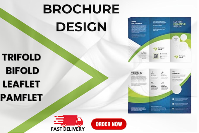 Bestseller - do brochure design, trifold, bifold, pamphlet, leaflet design