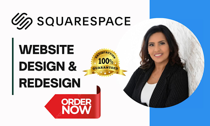 Gig Preview - Design and build squarespace website, redesign squarespace website and do seo