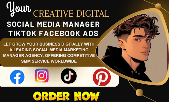 Gig Preview - Do social media post design youtube facebook banner logo ads content creation