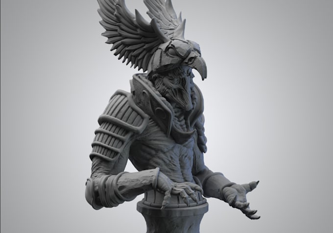 Gig Preview - Sculptor 3d figure bjd toy, dnd miniature, cut key, stl 3d model, cnc, 3d armor