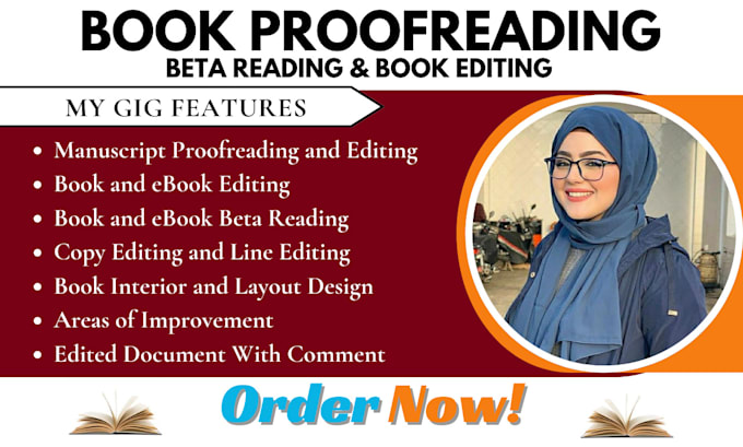 Gig Preview - Do beta reading copy editing book proofreading and developmental editing french