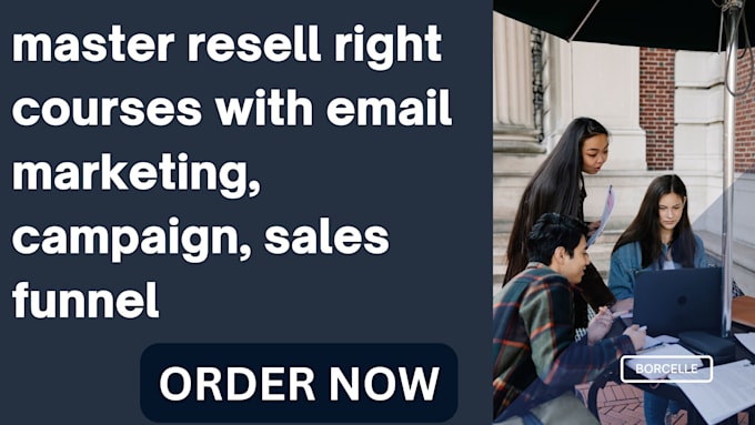 Gig Preview - Promote master resell right courses with email marketing, campaign, sales funnel