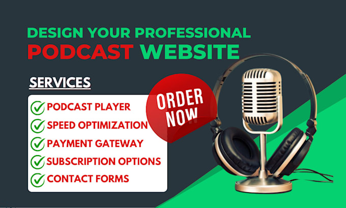 Gig Preview - Design podcast video audio sound music interview recording seo branding website