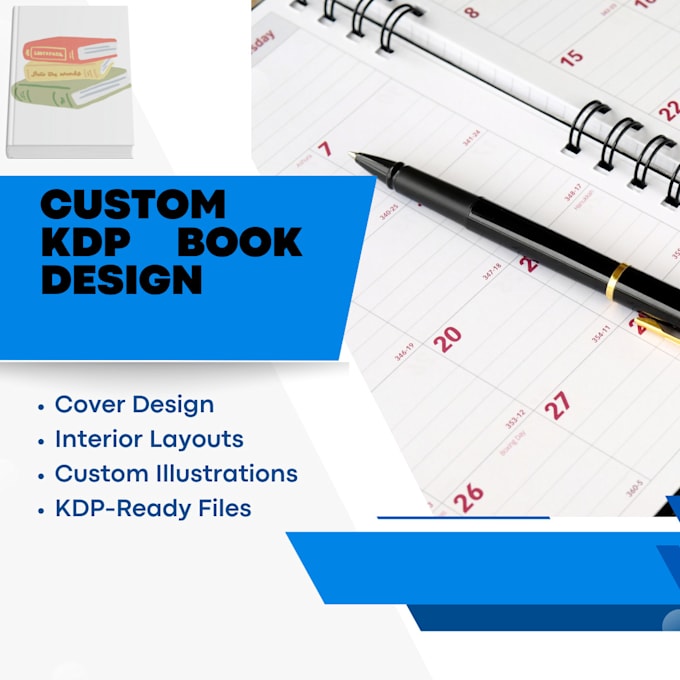 Gig Preview - Make planner, coloring books and book covers for KDP and help you get sales