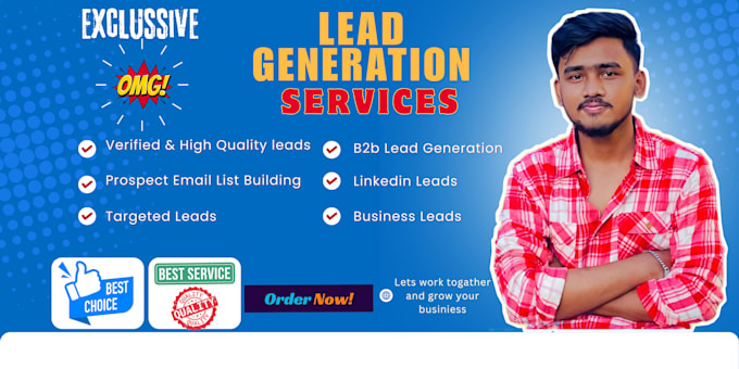 Gig Preview - Do targeted leads and b2b leads for any  business