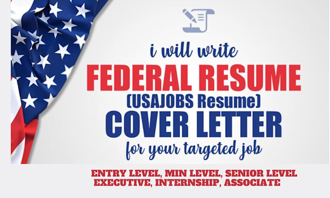 Gig Preview - Write resume for federal, military, veteran, ksa respond, government and USA job