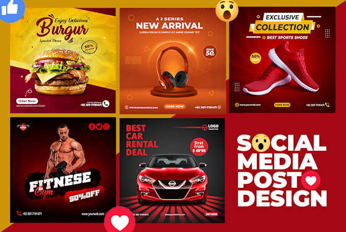 Bestseller - do professional instagram and social media post design