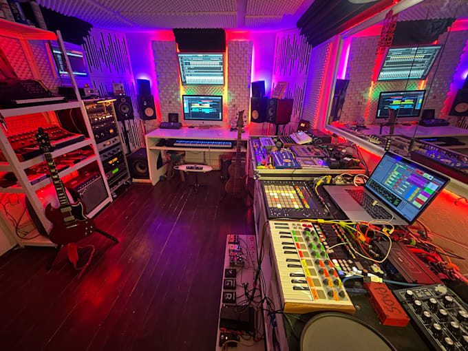 Gig Preview - Arrange, record, mix and master your track in my pro level studio