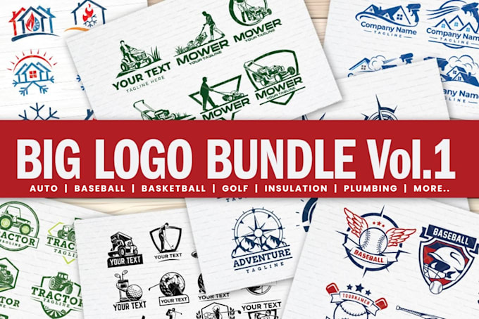 Gig Preview - Provide a high quality logo bundle customizable for graphic designers