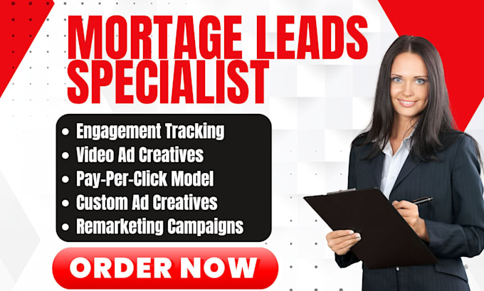 Gig Preview - Generate mortage leads using facebook ads goggle ads youtube ads lead generation