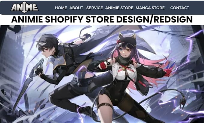 Bestseller - design anime shopify store anime clothing store anime manga shopify store