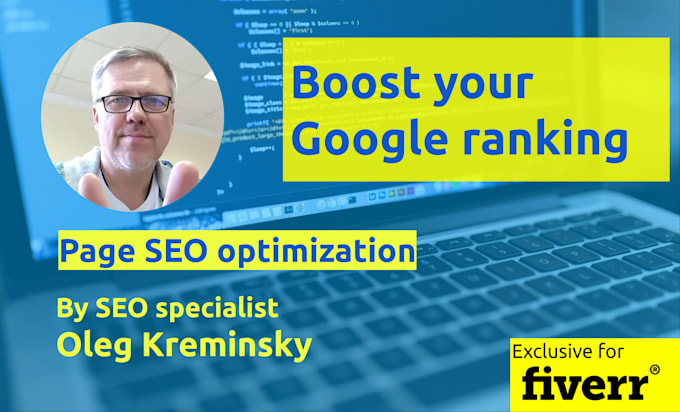 Gig Preview - Boost your SEO and optimize for top search ranking